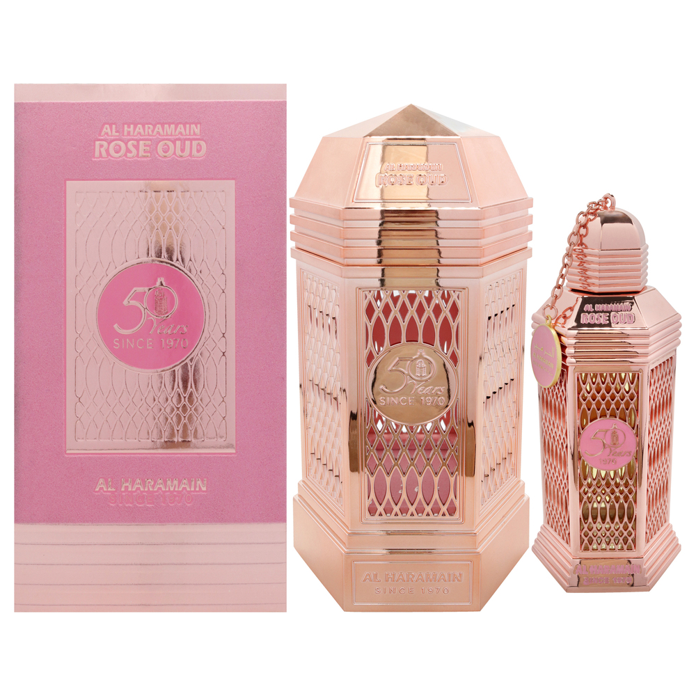 Rose Oud by Al Haramain for Women - 3.4 oz EDP Spray